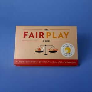 Fair Play Deck Clarkson Potter Couples Conversation Cards Eve Rodsky 102 Boxed